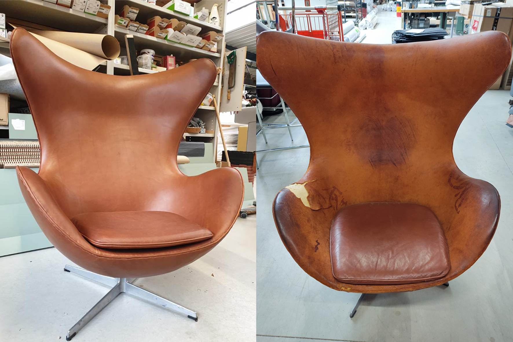 Egg Chair Restauration - KURTH Manufaktur für Wohnkultur