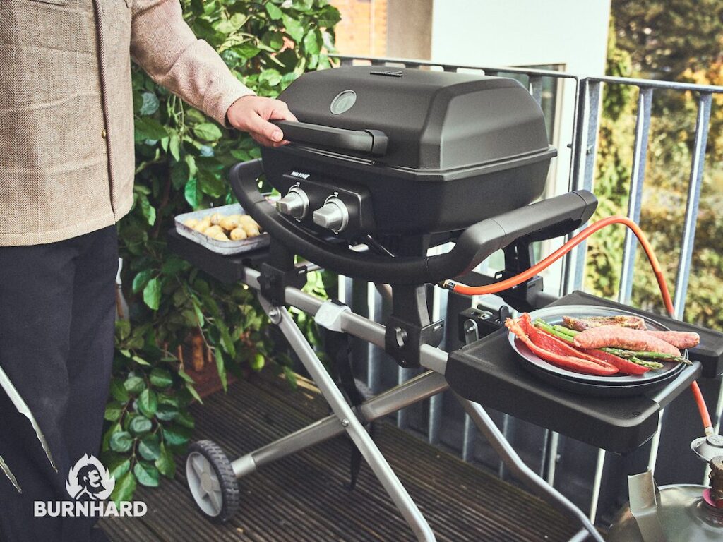 grillen auf balkon burnhard