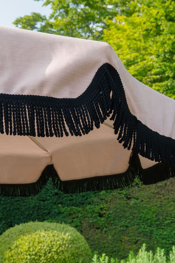 Sonnenschirme 10 sonnenschirm beige fransen schwarz