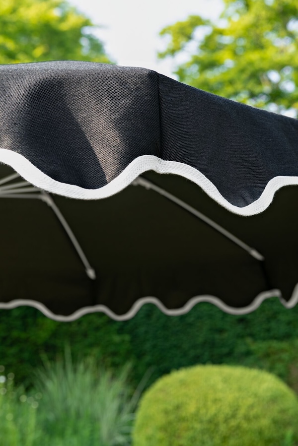 Sonnenschirme 6 sonnenschirm volant detail schwarz